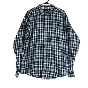 Patagonia Mens Shirt Multi Tartan Plaid Organic Cotton Worn Wear Button Down XL